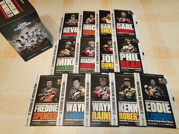 LE LEGGENDE DEL MOTOCICLISMO 13 DVD + BOX Libretto