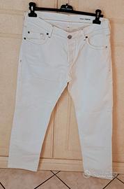 PANTALONI BIANCHI IN DENIM TF. 48 (L)
