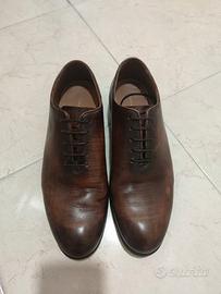 Scarpa oxford stringata testa di moro zara n° 42