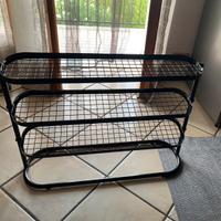 Scarpiera aperta rete metallica