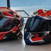 Caschi da moto HJC e AIROH.