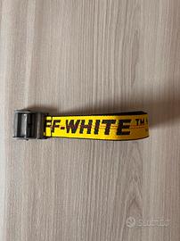 Off-White Industrial Belt gialla