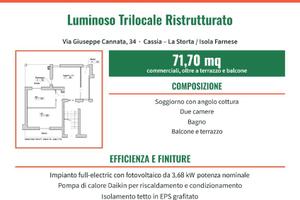 Luminoso Trilocale Ristrutturato-Via G. Cannata,34
