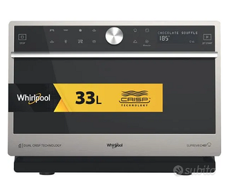 FORNO MICROONDE WHIRLPOOL MWSC 9133 SB 33 LT