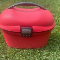 Beauty case fucsia capiente e rigido