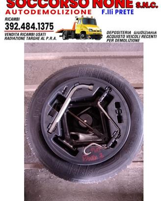 Kit Ruota di scorta Fiat New Panda 3° serie