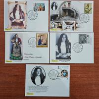 Buste Francobolli Beata Antonia Mesina N. 5 Pezzi