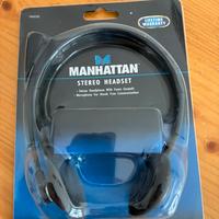 Cuffie con microfono manhattan con jack
