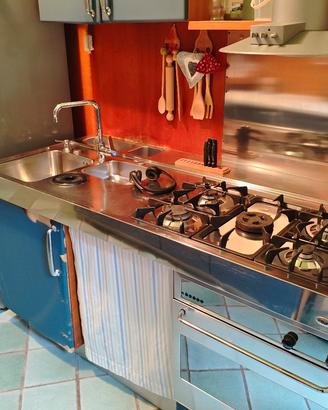 monoblocco CUCINA piano acciaio BOFFI/FOSTER