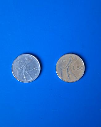 moneta lire 50 anno 1978