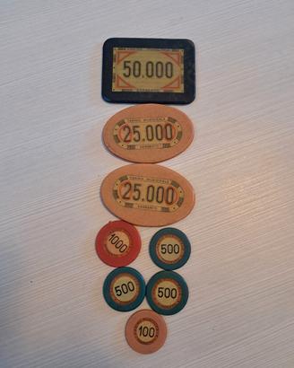 Fiches Poker Casino Municipale Sorrento 
