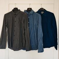 lotto di camicie da uomo taglia L