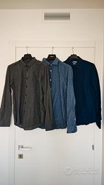 lotto di camicie da uomo taglia L