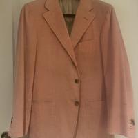 Giaccha velluto mille righe colore rosa salmone