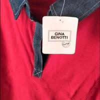 Polo Gina Benotti Rossa NUOVA con CARTELLINO tg XL