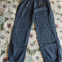 Pantalone premaman in Lino