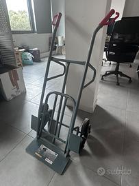 Carrello portapacchi pieghevole in metallo robusto