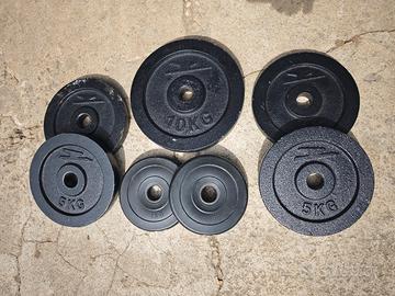 Set dischi pesi foro 30 mm – 32 kg totali