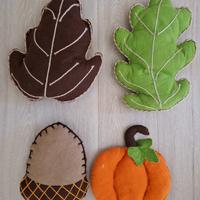 sagome autunno in feltro