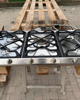 Piano cottura a gas SMEG incasso Inox 5 zone 90cm