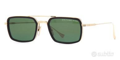 Dita Flight 008 oro lenti blue