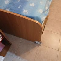 Letto singolo con materasso