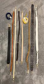 Lotto 10 tracolle x borsa 100% originali