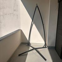 Stand in metallo per sedia o lettino sospeso