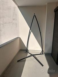 Stand in metallo per sedia o lettino sospeso