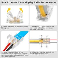 Mini Connettori Strisce LED Spina 2 pin 8 mm