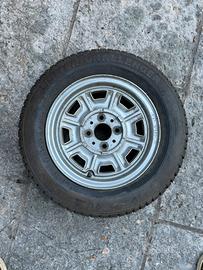 4 cerchi Cromodora 5x13 Fiat 124 128 chiodate