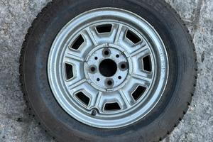 4 cerchi Cromodora 5x13 Fiat 124 128 chiodate