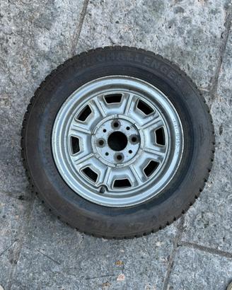 4 cerchi Cromodora 5x13 Fiat 124 128 chiodate