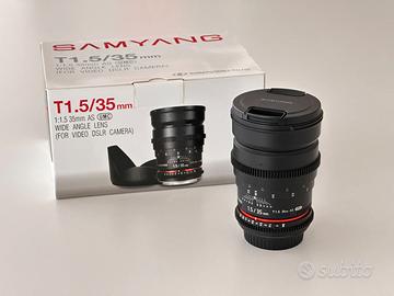 Samyang 35mm T1.5
