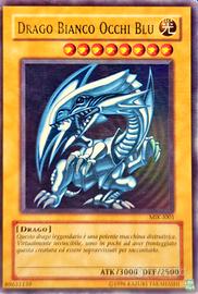 Carta Drago Bianco Occhi blu perfetta - Yu-Gi-Oh!