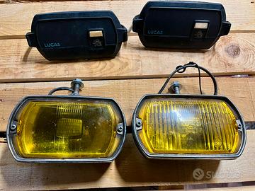 Fari Fendinebbia Lucas con Coprifari Epoca Vintage