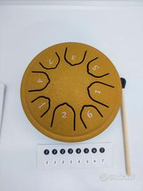 Tamburo a Lingua Giallo 8 Note Chakra Plesso Solar