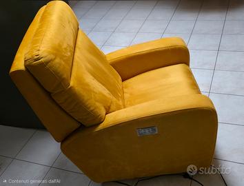 Poltrona elettrica doppio motore Poltrone&Sofà