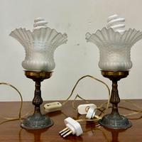 Coppia lampade vintage funzionanti