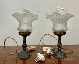 Coppia lampade vintage funzionanti