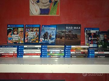lotto di videogiochi ps4