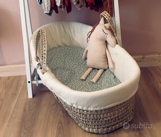 Cesta in palma e cotone