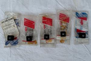 Fiat Panda 141 4x4 - kit pulsanti originali nuovi