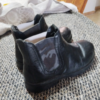 Black shoot scarpe stivaletto stivali bimbo nr. 32