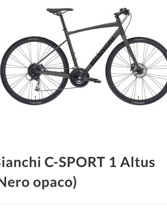 Bicicletta Bianchi C-Sport 1 Altus 24 (nero opaco)