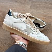 Golden Goose Ballstar bianca e nera taglia 43