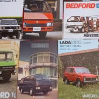 Depliant Isuzu troper Bedford midi Lada Niva ecc