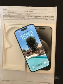 IPhone 15 Pro 128 GB Bianco Titanio