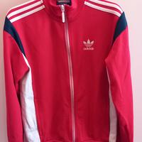 Felpa Adidas vintage anni 80' con zip cerniera S