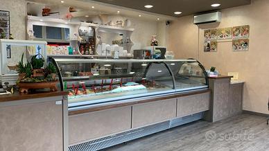 VETRINA GELATI COMPLETA PRATICAMENTE NUOVA